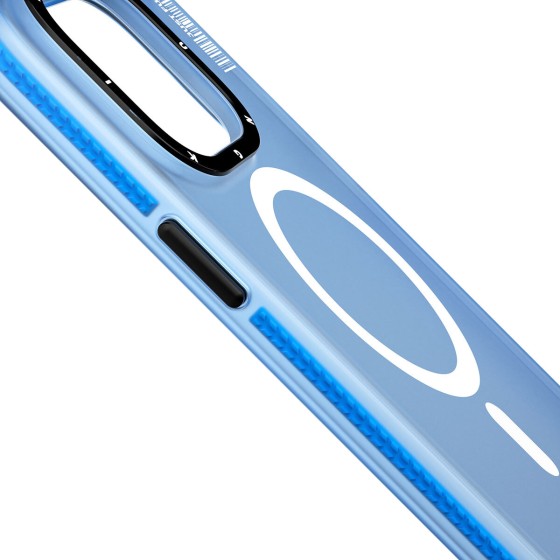 Apple iPhone 14 Pro Max Kılıf Magsafe Şarj Özellikli Youngkit Colored Sand Serisi Kapak - Pembe
