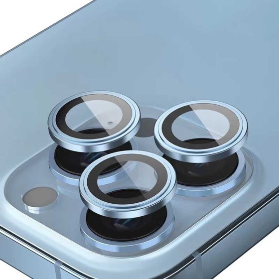 Apple iPhone 14 Pro Max Go Des Eagle Kamera Lens Koruyucu - Rose Gold